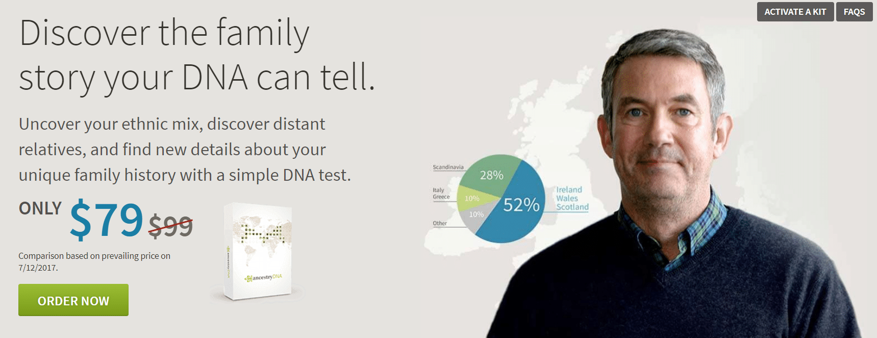 Ancestry DNA Coupon Discount Example