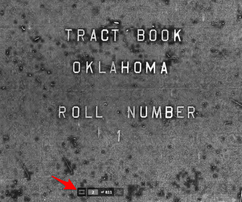 Tract Book for Oklahoma - Ancestry Browse Only Collection